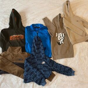 Boys small- 5/6 lot of hoodies / sweatshirts